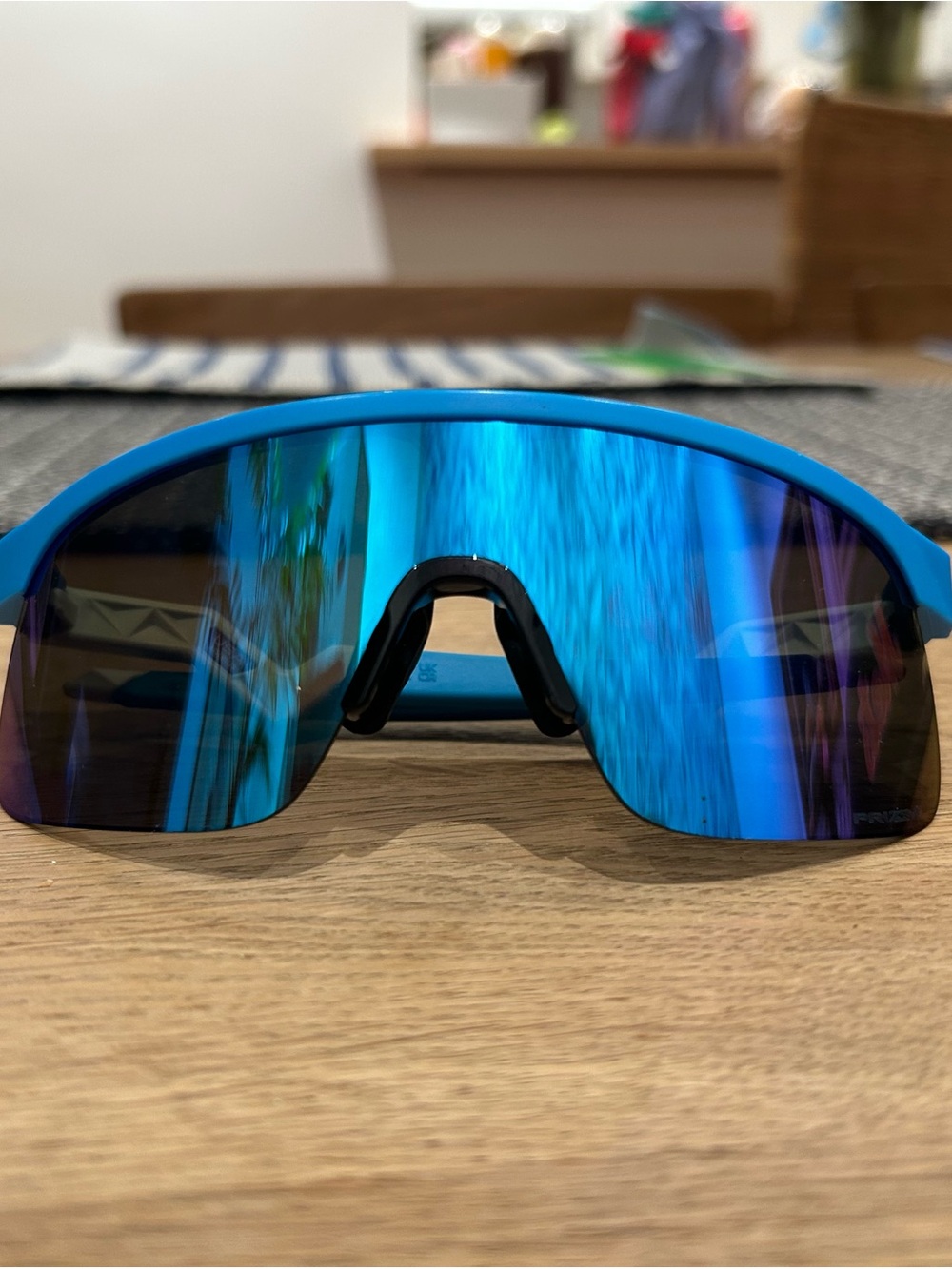 Oakley Resistor Youth Blue Mirrored Sport Sunglasses